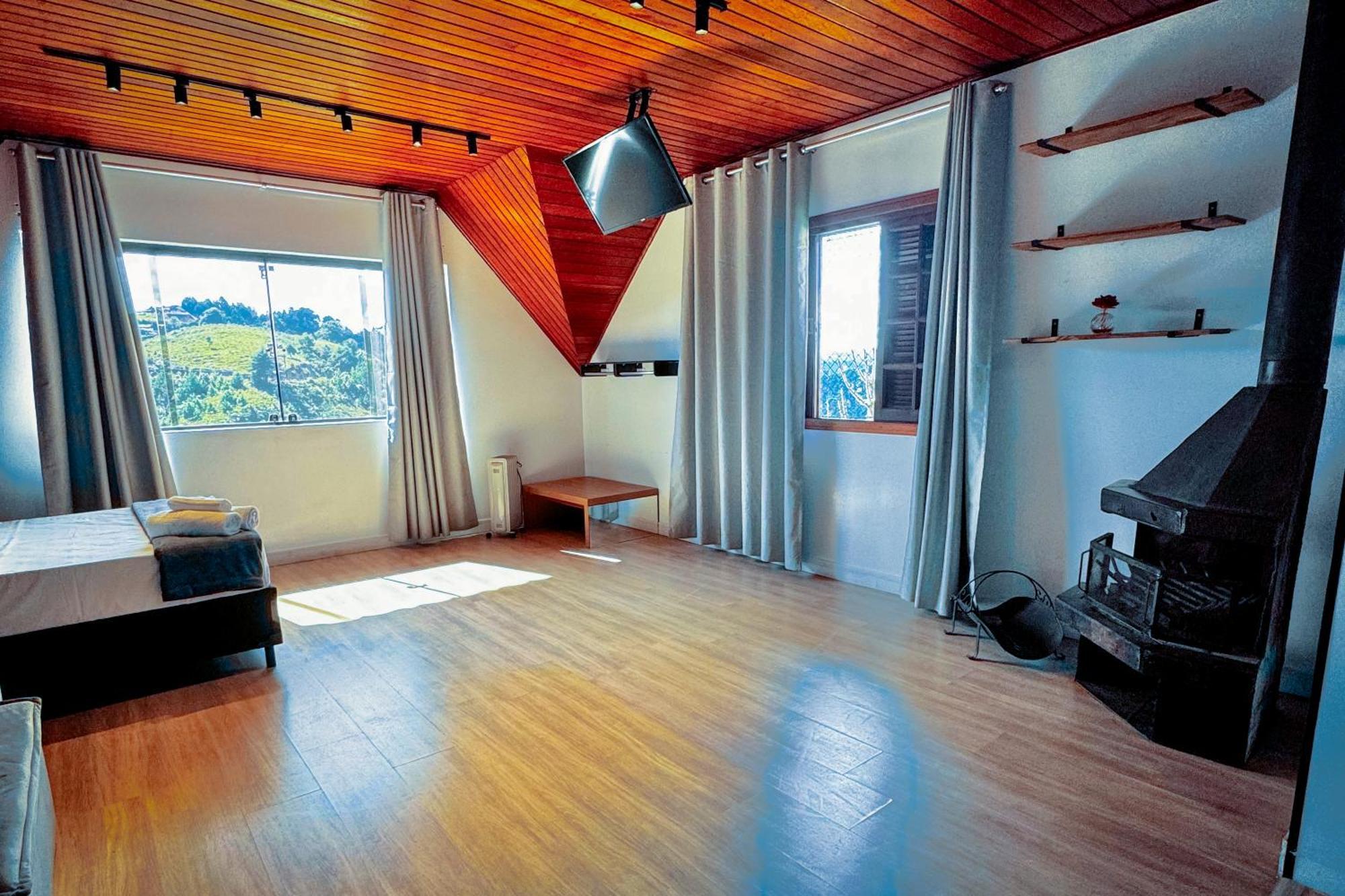 Velinn Pousada Casa De Campos Mountain House Campos do Jordao Ruang foto